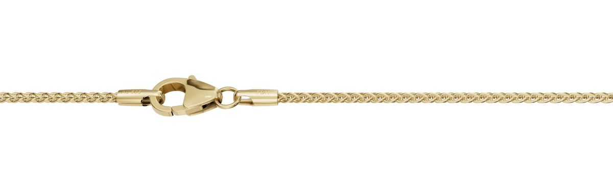 Kultainen vehnäketju 1,7 mm 14K keltakulta HM Koru