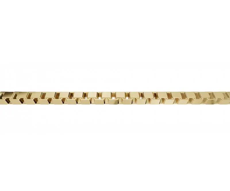 Kultainen venetsiaketju 0,9 mm 14K keltakulta HM Koru