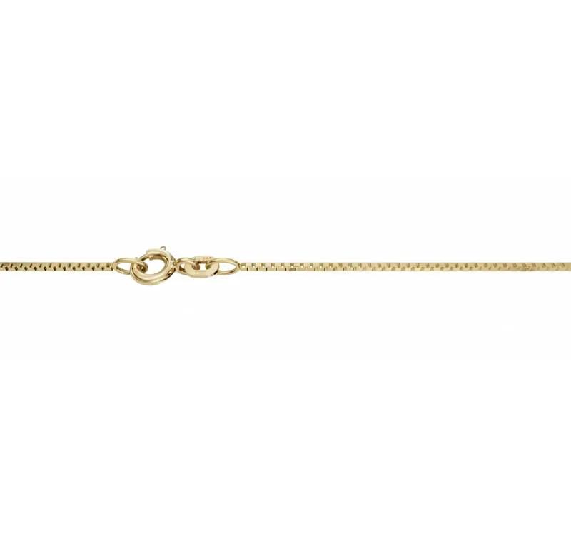 Kultainen venetsiaketju 0,9 mm 14K keltakulta HM Koru