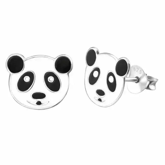 Hopeakorvakorut panda - hopeakorvakorut