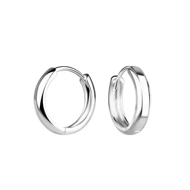 Hopeiset rengaskorvakorut 13 mm - hopeakorvakorut