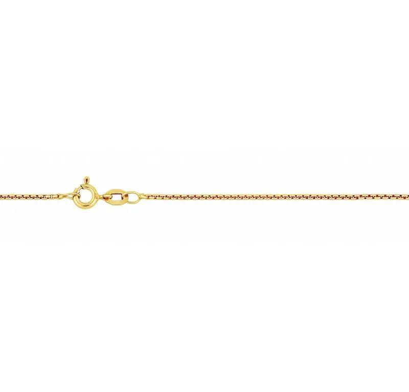 Kultainen pyöreä venetsiaketju 1,2 mm 14K keltakulta HM Koru