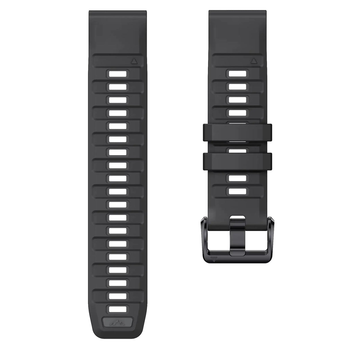 Sisu Mist Garmin Fenix silikoniranneke pikakiinnityksellä, musta, 20 mm HM Koru