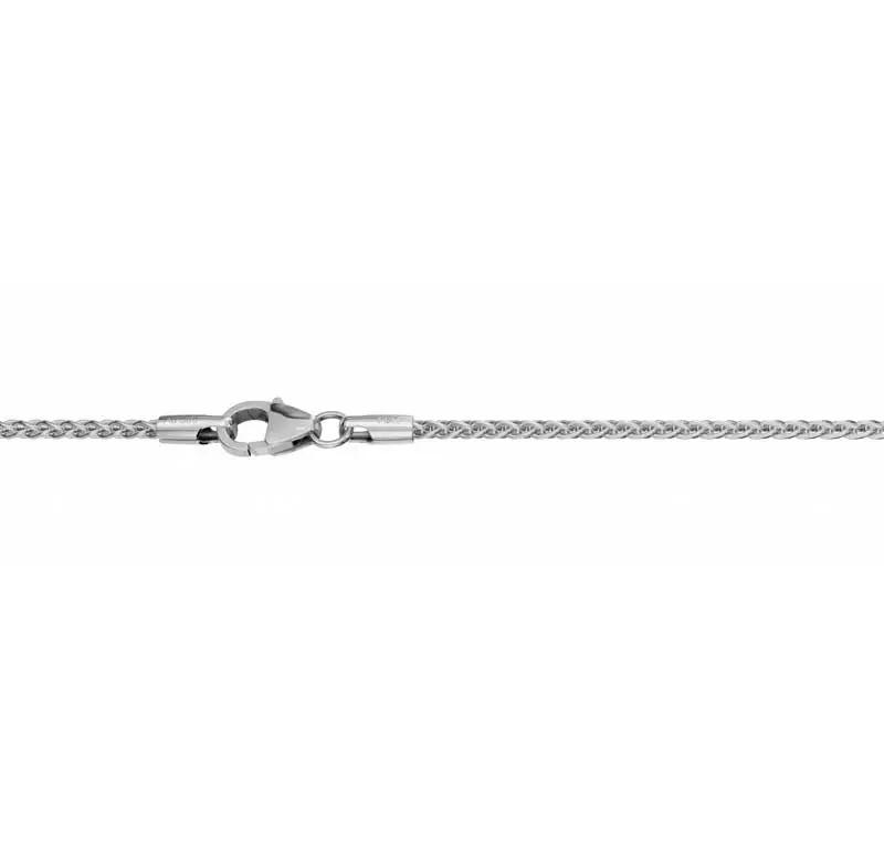 Kultainen vehnäketju 1,7 mm 14K valkokulta HM Koru
