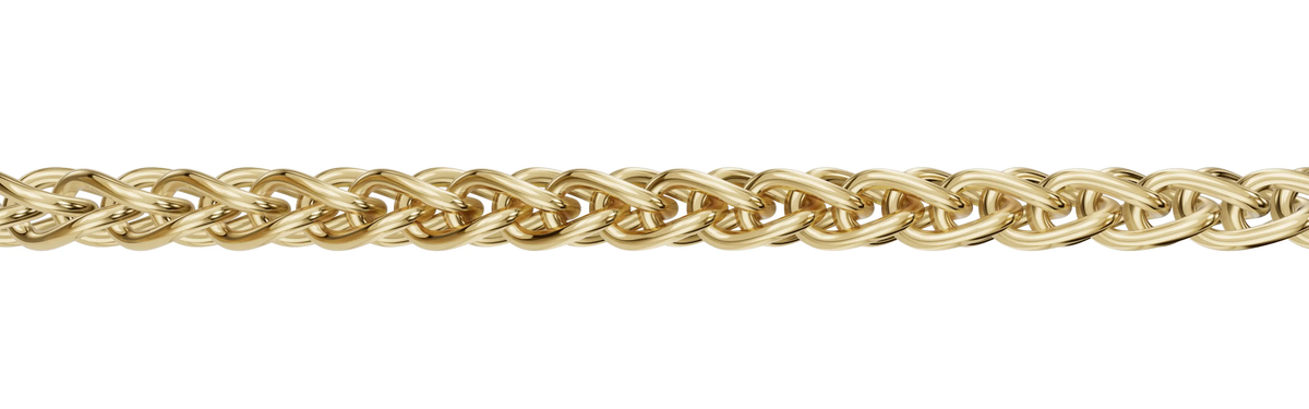 Kultainen vehnäketju 1,7 mm 14K keltakulta HM Koru
