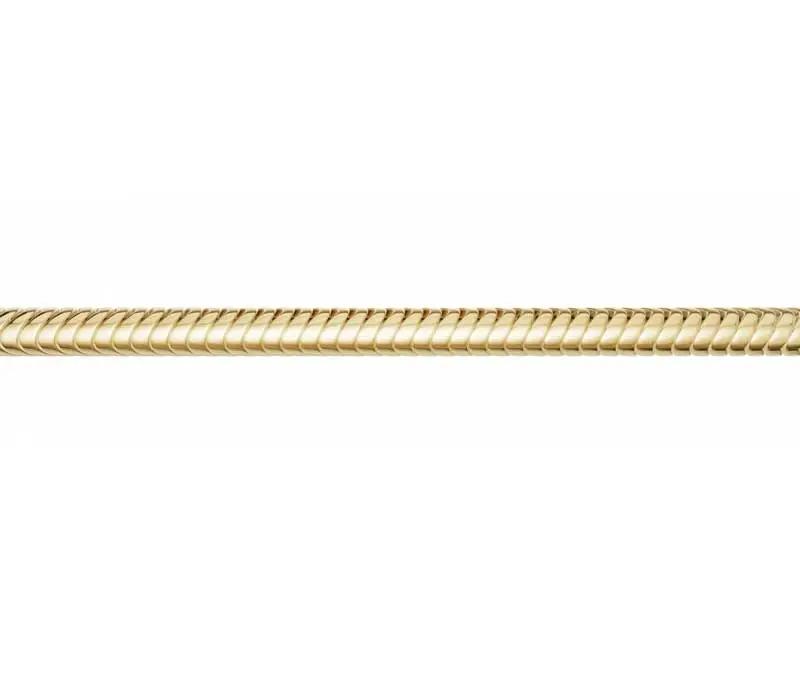 Kultainen käärmeketju 1,2 mm 14K keltakulta HM Koru
