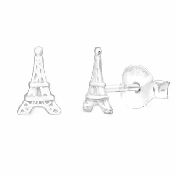 Hopeakorvakorut eiffel-torni - hopeakorvakorut