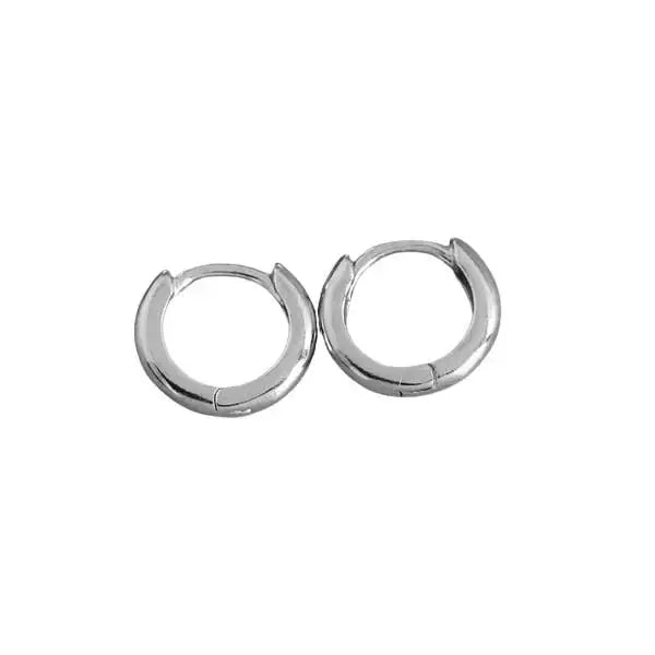 Hopeiset korvarenkaat 12 mm - hopeakorvakorut
