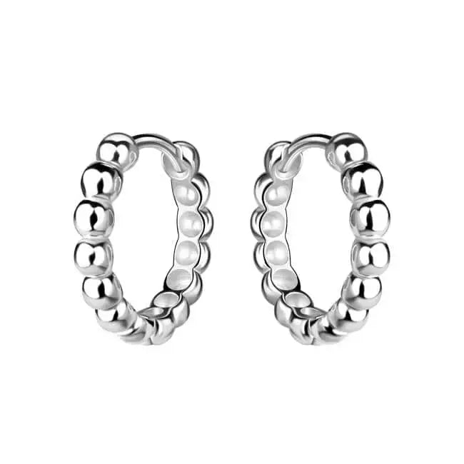 Hopeiset korvarenkaat 3 x 16 mm - hopeakorvakorut