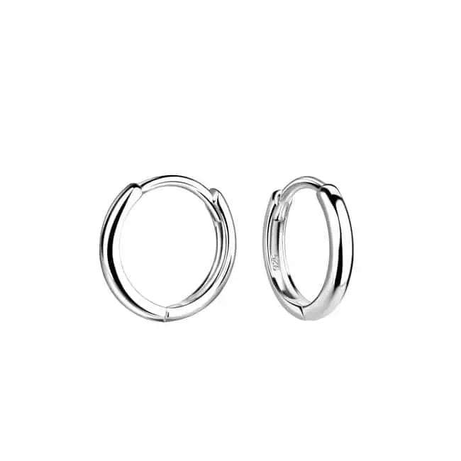 Hopeiset rengaskorvakorut 1,8 x 11 mm - hopeakorvakorut