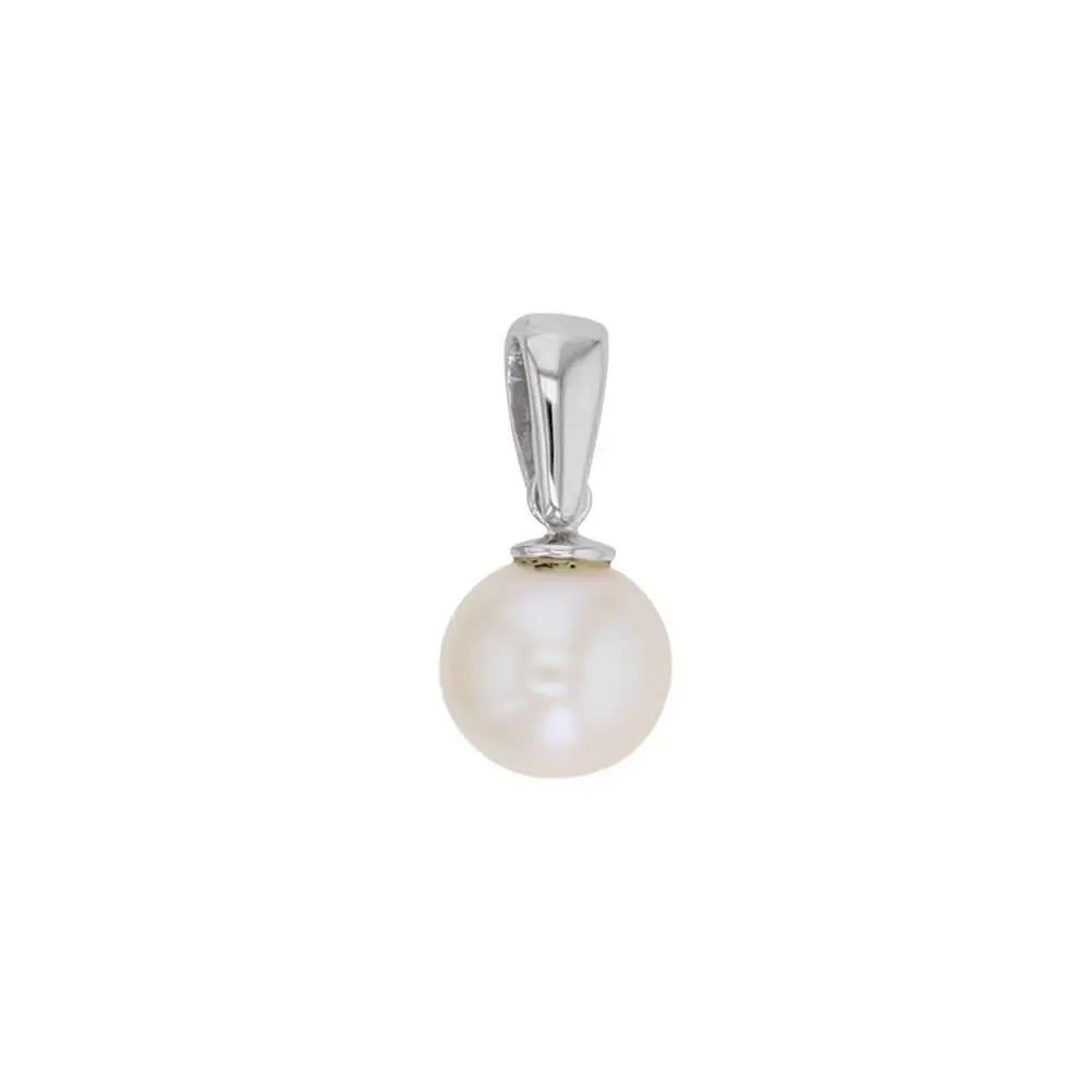 Valkokultainen helmiriipus 6 mm - kultariipus